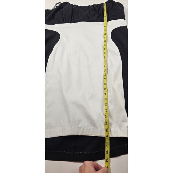 Torrid sz 22 black white slimming dress midi formal lined preppy classy stretch - Picture 7 of 7